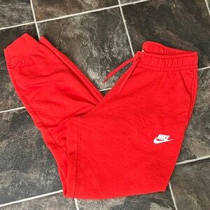 Nike Bright Red Sweatpants